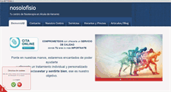 Desktop Screenshot of nosolofisio.com