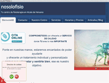 Tablet Screenshot of nosolofisio.com